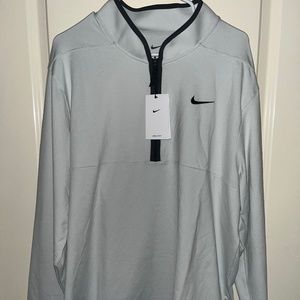 Nike Dri-FIT Victory Golf 1/2 Zip Gray Jacket DH1261-025 Men’s XL NWT